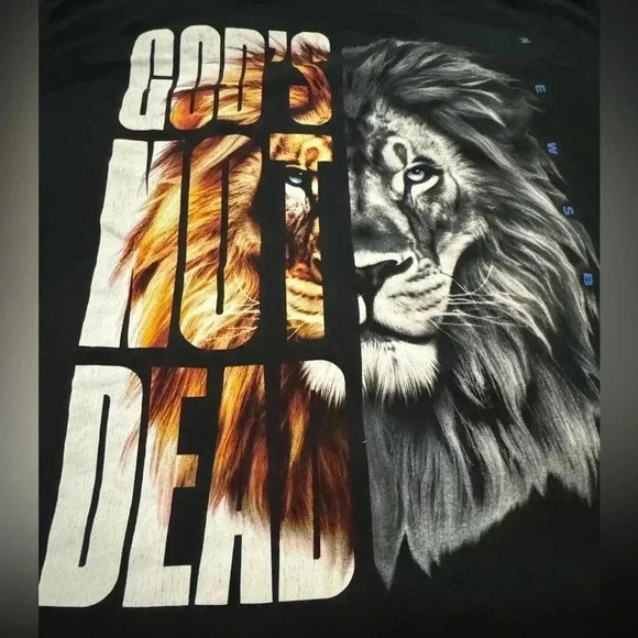 Gods Not Dead Newsboys Black Short Sleeve T-shirt Unisex XLarge - Picture 3 of 8